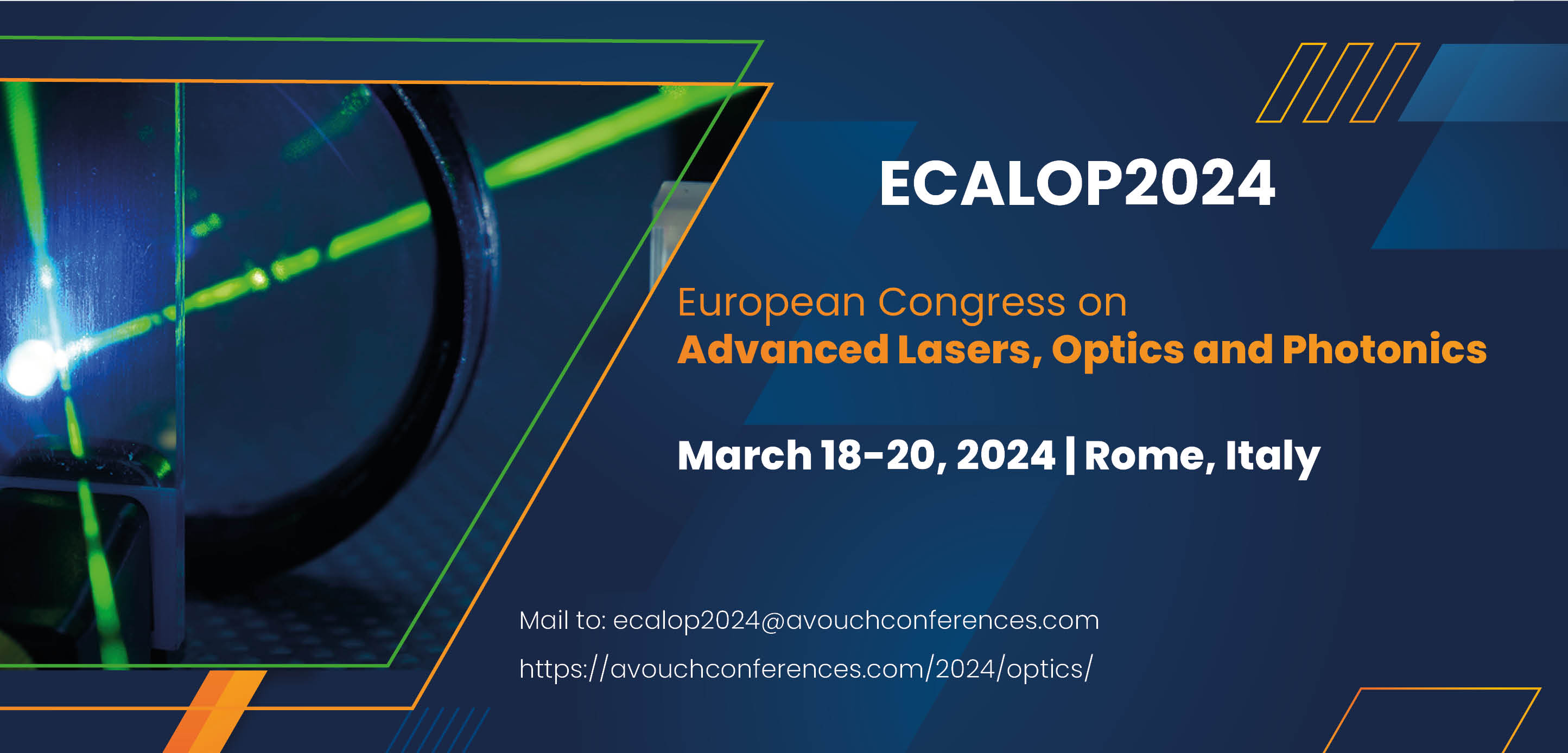 ECALOP2024 Lasers Conferences 2024 Laser Optics